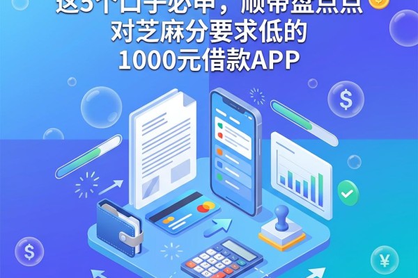 无视芝麻信用分秒借5000！这5个口子必申，顺带盘点对芝麻分要求低的1000元借款APP