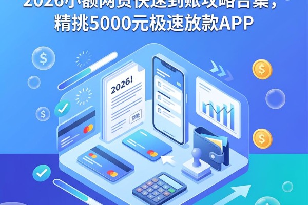 黑户专属!2026小额网贷快速到账攻略合集,精挑5000元极速放款APP