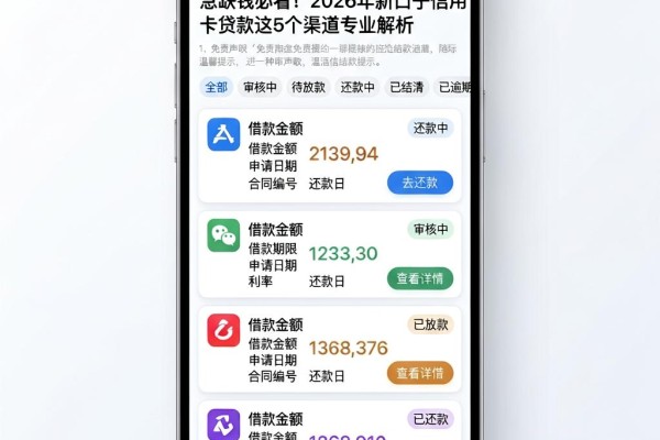 急缺钱必看！2026年新口子信用卡贷款这5个渠道专业解析