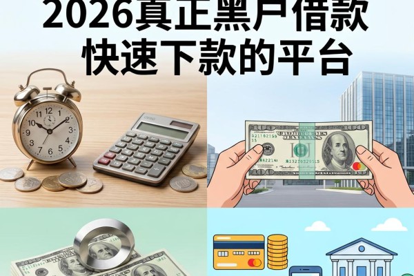 黑户必看！2026真正黑户借款快速下款的平台深度严筛分享
