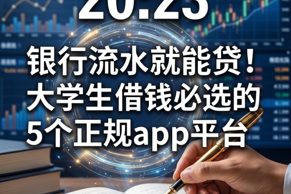 银行流水就能贷！大学生借钱必选的5个正规app平台