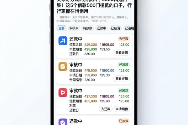 类似好分期的贷款口子2026精选合集!这5个借款500门槛低的口子,行家都在悄悄用
