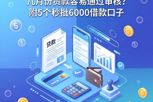 2026最新内部审核技巧首次公开！几月份贷款容易通过审核？附5个秒批6000借款口子