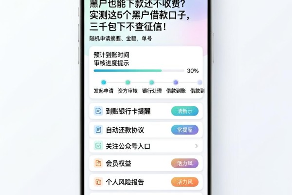黑户也能下款还不收费？实测这5个黑户借款口子，三千包下不查征信！
