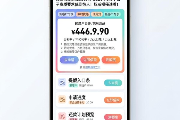 微信快速借钱500元,2026年这5个口子资质要求低到惊人!权威揭秘速看