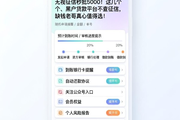 无视征信秒批5000!这几个黑户贷款平台不查征信,缺钱老哥真心值得选