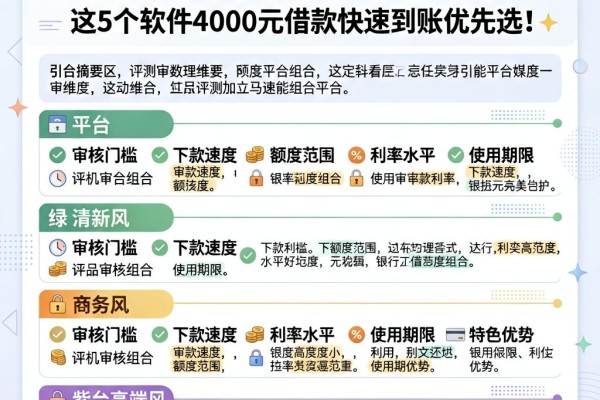急用钱必看!2025年3月哪些网贷能立马通过审核?这5个软件4000元借款快速到账优先选