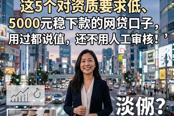 高额度贷款平台必看!这5个对资质要求低、5000元稳下款的网贷口子,用过都说值,还不用人工审核!