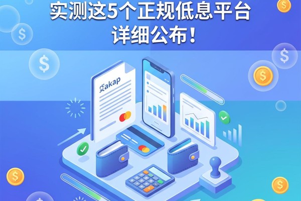 可靠的借款app有哪些平台?实测这5个正规低息平台详细公布!