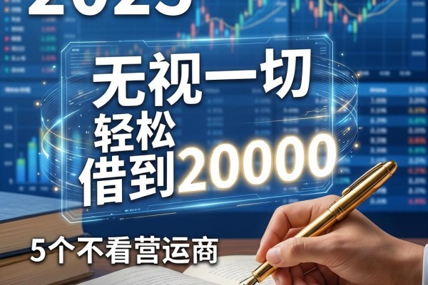 5个不看营运商的网贷平台速览,无视一切轻松借到20000