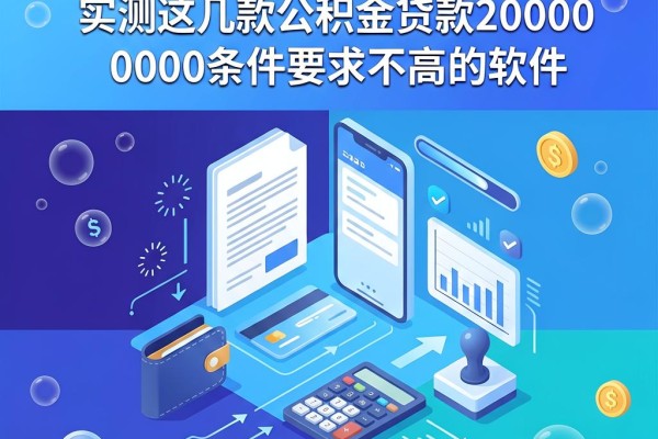公积金贷款平台哪个靠谱？实测这几款公积金贷款20000条件要求不高的软件