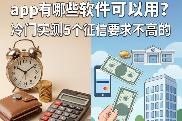 不查征信的借钱app有哪些软件可以用?冷门实测5个对征信要求不高的5000借款口子