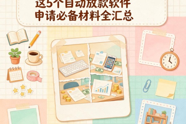 小额网贷需要资料有哪些?这5个自动放款软件申请必备材料全汇总