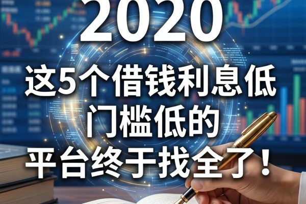 这5个借钱利息低、门槛低的平台终于找全了!
