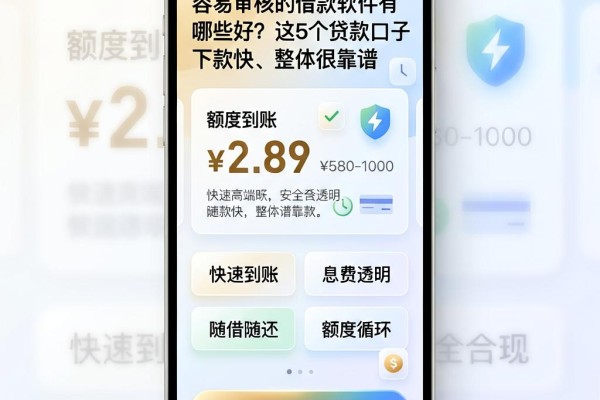 容易审核的借款软件有哪些好?这5个贷款口子下款快、整体很靠谱