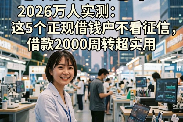 急用钱看过来！2026万人实测：这5个正规借钱App不看征信，借款2000周转超实用
