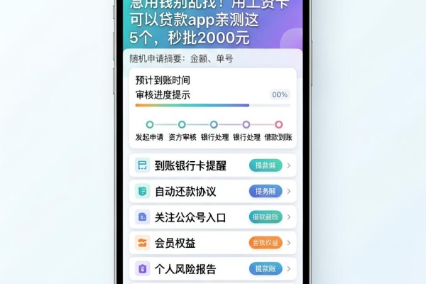 急用钱别乱找!用工资卡可以贷款app亲测这5个,秒批2000元