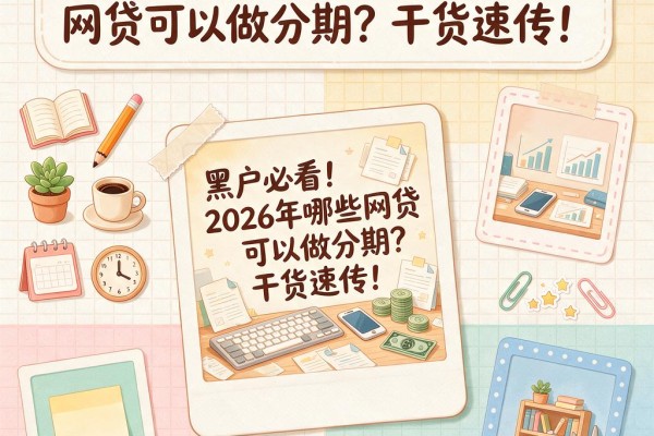 黑户必看!2026年哪些网贷可以做分期?干货速传!