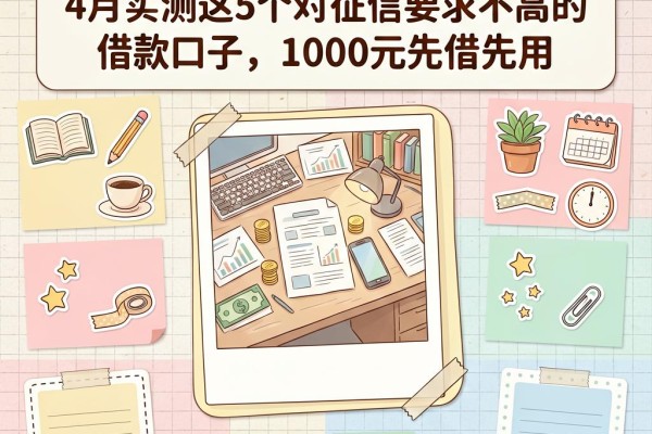 不查征信的正规贷款平台有吗？4月实测这5个对征信要求不高的借款口子，1000元先借先用