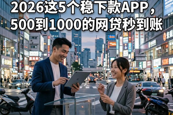黑户必看!2026这5个稳下款APP,500到1000的网贷秒到账