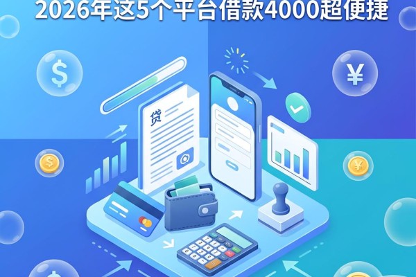 苹果手机微信添加借钱必看!2026年这5个平台借款4000超便捷