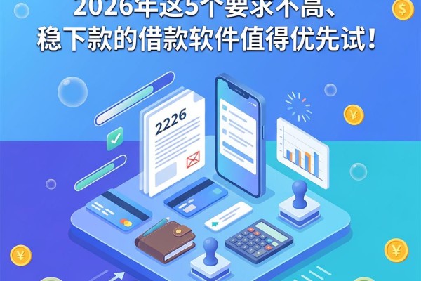 两万贷款哪里最快?2026年这5个要求不高、稳下款的借款软件值得优先试