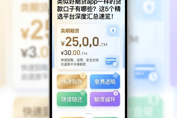 类似好期贷app一样的贷款口子有哪些?这5个精选平台深度汇总速览!