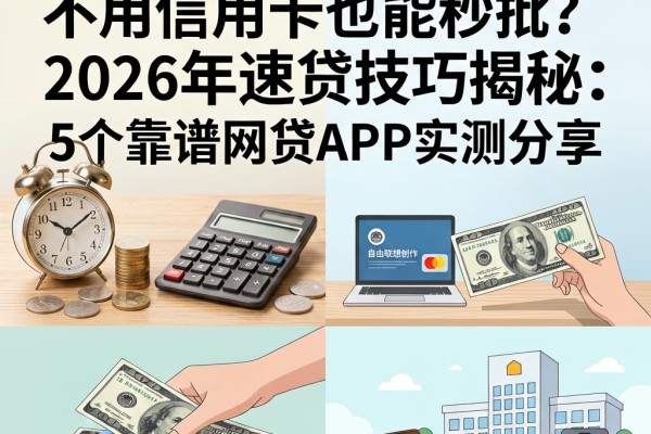 不查征信、不用信用卡也能秒批？2026年速贷技巧揭秘：5个靠谱网贷APP实测分享