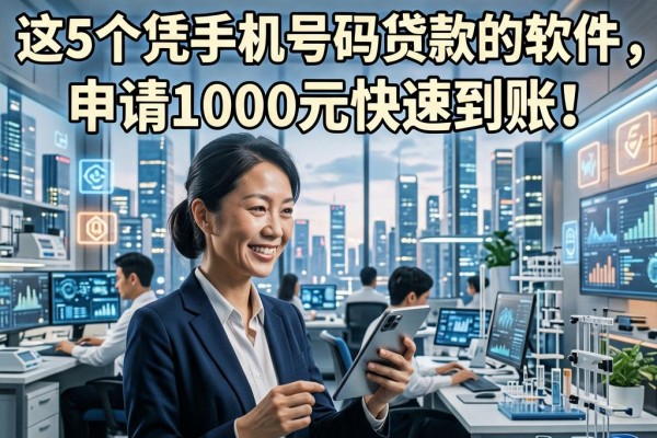 2026年急用钱?这5个凭手机号码贷款的软件,申请1000元快速到账!