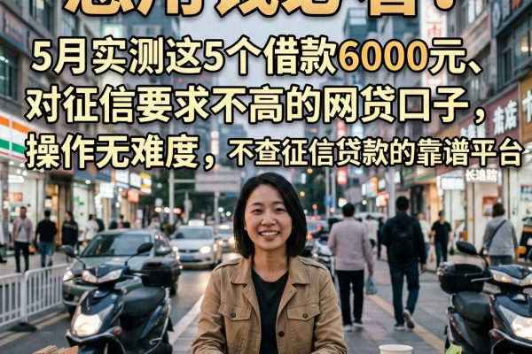 急用钱必看！5月实测这5个借款6000元、对征信要求不高的网贷口子，操作无难度，长期追踪有没有不查征信贷款的靠谱平台