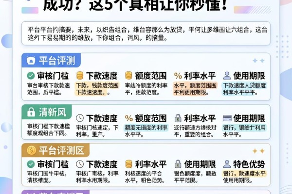 揭秘网贷为何那么容易放贷成功?这5个真相让你秒懂!