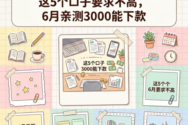 有逾期能借钱的平台还有吗?这5个口子要求不高,6月亲测3000能下款