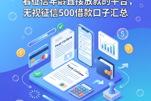 2026年必看!这5个黑户不看征信年龄直接放款的平台,无视征信500借款口子汇总