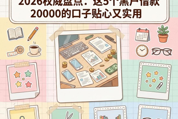 没有身份的黑户能贷款吗?2026权威盘点:这5个黑户借款20000的口子贴心又实用