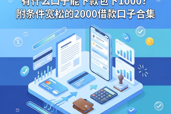 2026高效实测：有什么口子能下款包下1000？附条件宽松的2000借款口子合集