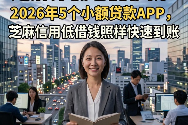 芝麻分低也能秒批!2026年5个小额贷款APP,芝麻信用低借钱照样快速到账