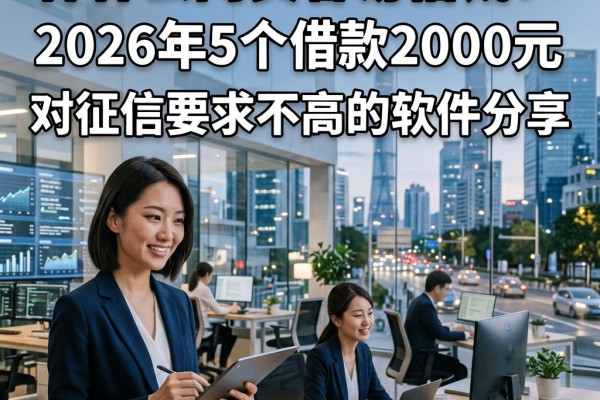 什么网贷容易借钱?2026年5个借款2000元对征信要求不高的软件分享