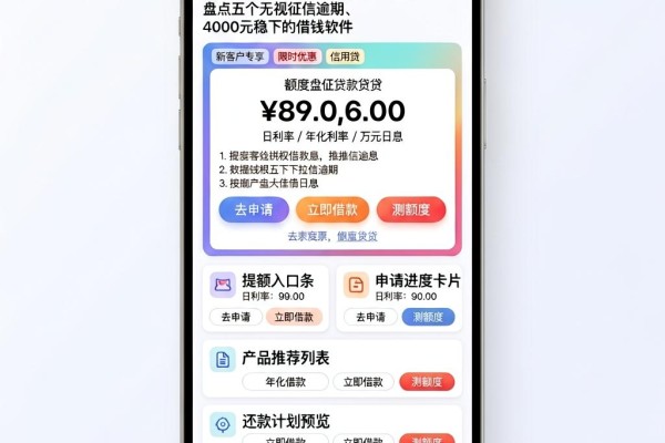 急用钱必看!2026年千人真实反馈:盘点五个无视征信逾期、4000元稳下的借钱软件