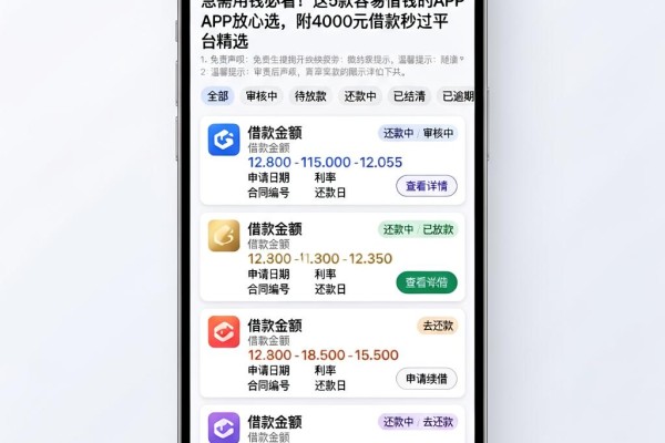 急需用钱必看！这5款容易借钱的APP放心选，附4000元借款秒过平台精选