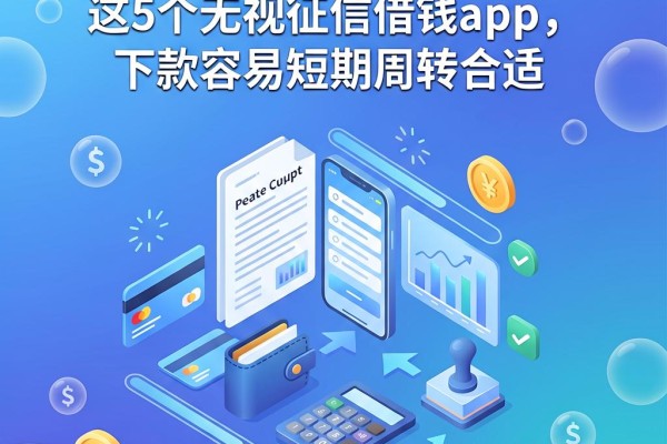 岁黑户必下借款6应急这5个无视征信借钱App,下款容易短期周转合适