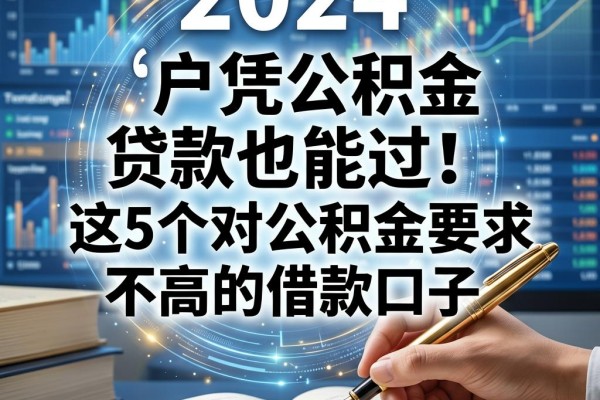 黑户凭公积金贷款也能过!这5个对公积金要求不高的借款口子,整体表现很不错