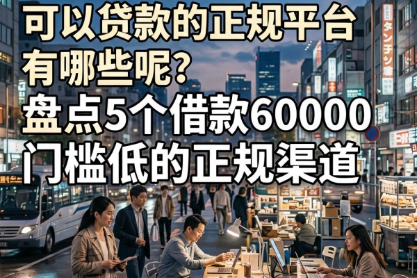 2026年必看!可以贷款的正规平台有哪些呢?盘点5个借款6000门槛低的正规渠道