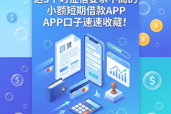 黑户必看！这5个对征信要求不高的小额短期借款APP口子速速收藏