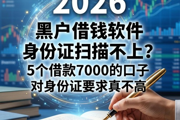 黑户借钱软件身份证扫描不上？2026这5个借款7000的口子对身份证要求真不高