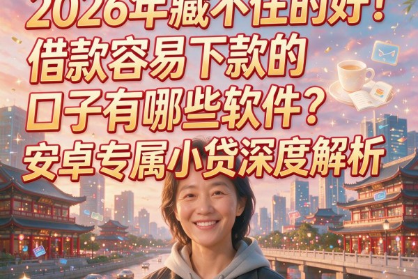 2026年藏不住的好！借款容易下款的口子有哪些软件？安卓专属小贷深度解析
