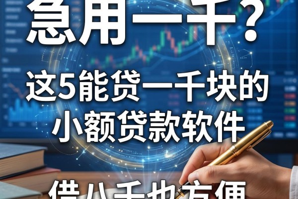 急用一千?这5个能贷一千块的小额贷款软件,借八千也方便