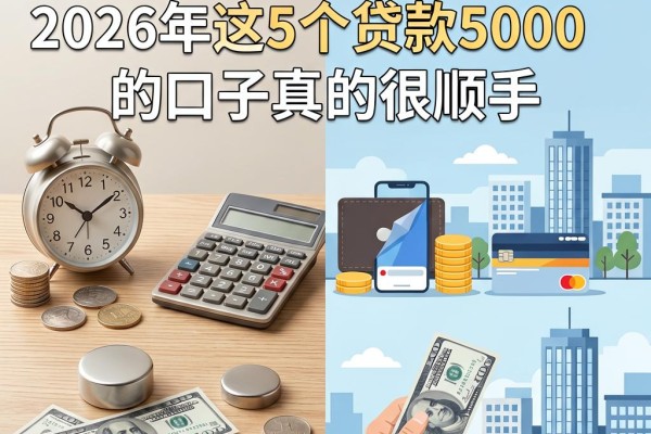 借钱多的借款平台是哪个?2026年这5个贷款5000的口子真的很顺手