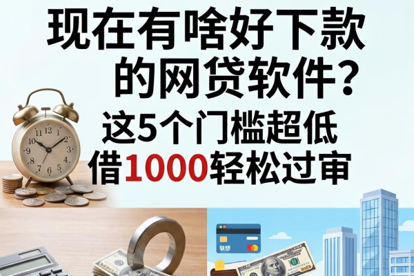 急用钱必看!现在有啥好下款的网贷软件?这5个门槛超低,借1000轻松过审