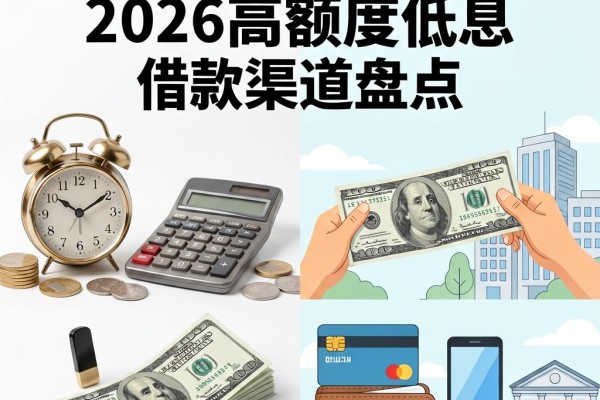 20万怎么贷款利息低呢？2026高额度低息借款渠道盘点，这5个门槛低好下款