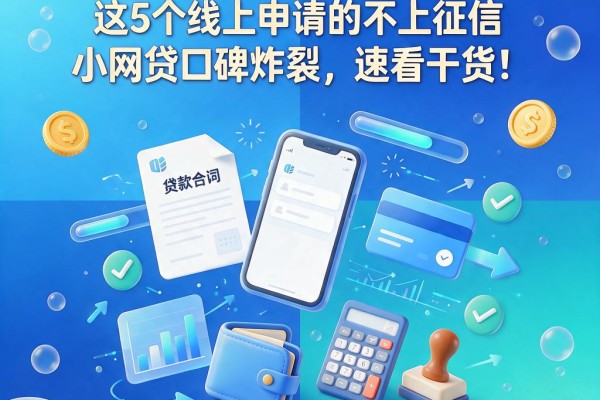 急需周转又怕征信留痕?这5个线上申请的不上征信小网贷口碑炸裂,速看干货!
